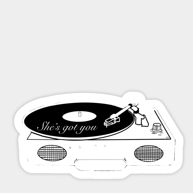 ‘I’ve got your records’ Sticker by LeadandBones